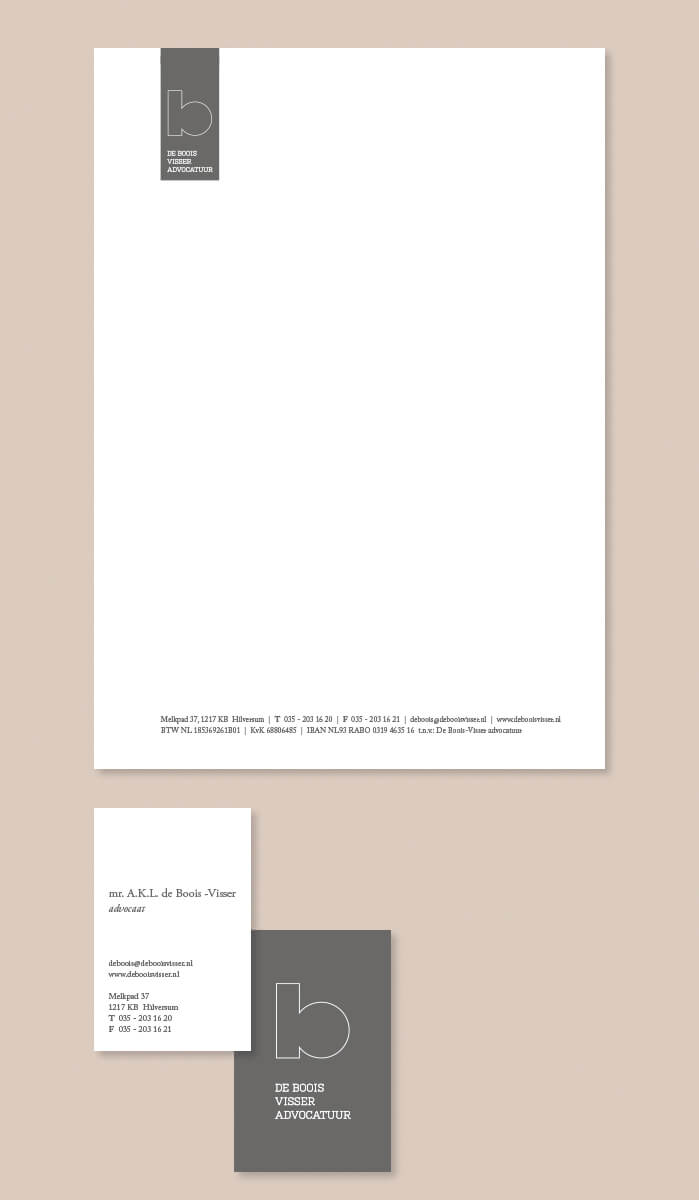 debooisvisseradvocatuur-brief-visitekaartje-grafisch-ontwerp-pietje-precies-mobiel grafisch ontwerp logo design en huisstijl de bioos visser advocatuur