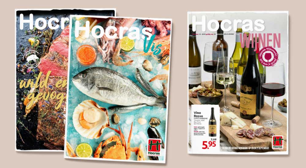 grafisch ontwerp diverse brochures Hocras